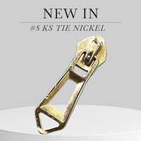 Jacket Zipper Slider - Color: Golden