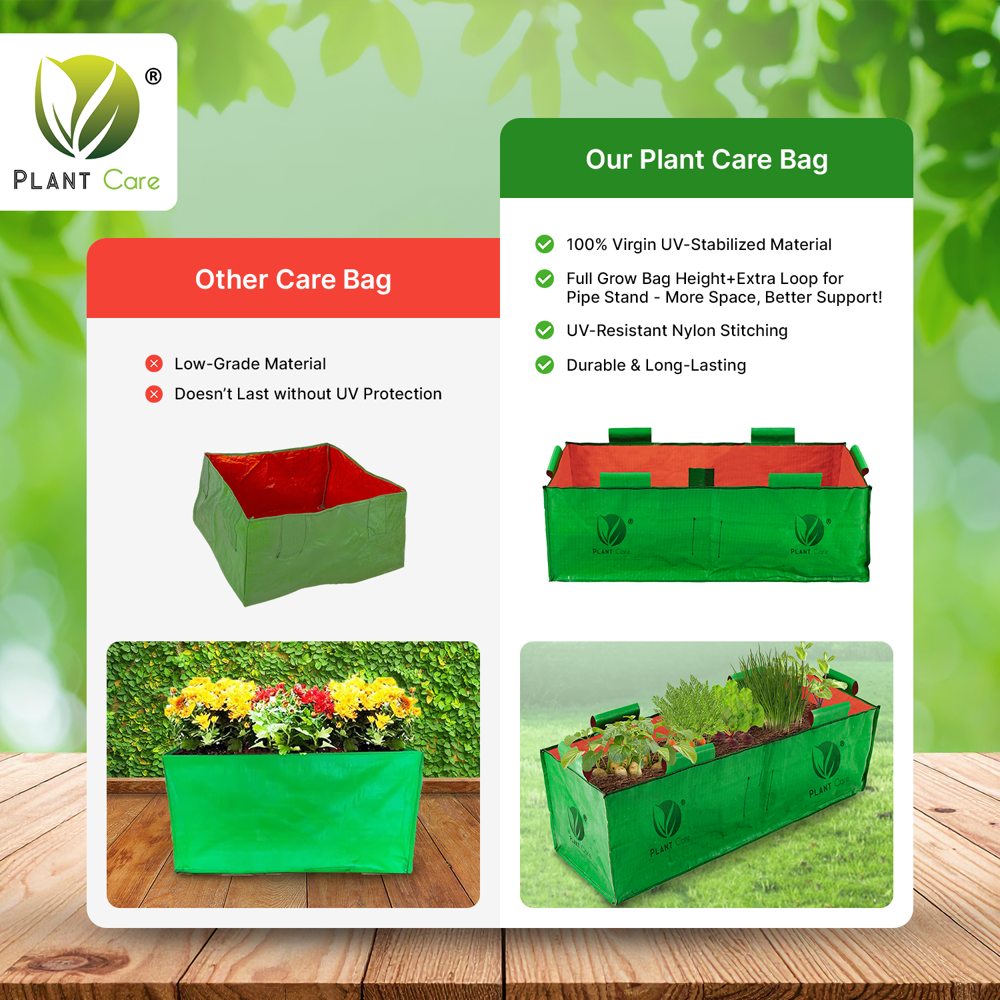 Rectangular Grow Bag 36x12x12 Inch - Advantage: Plant Growth