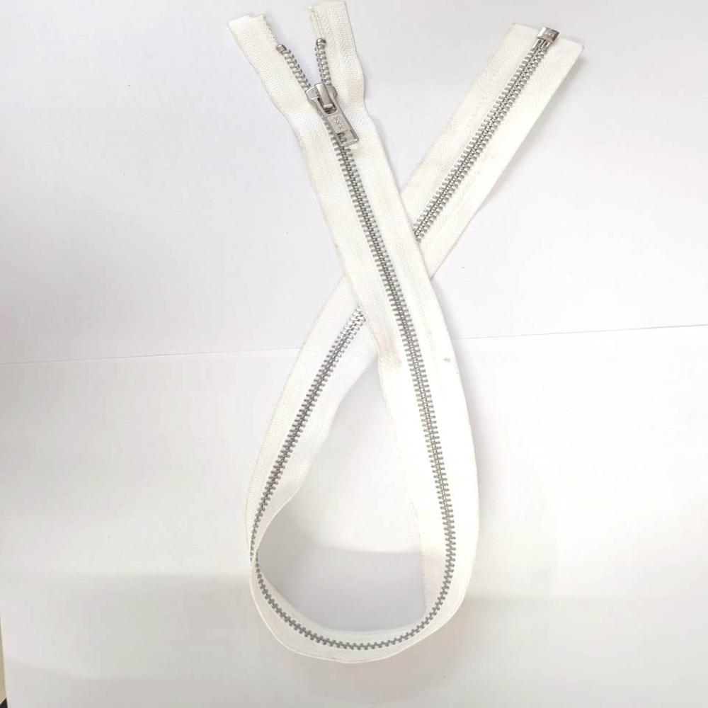 YKK No.5 Aluminium Metal Open-End Zipper with Auto Lock Slider