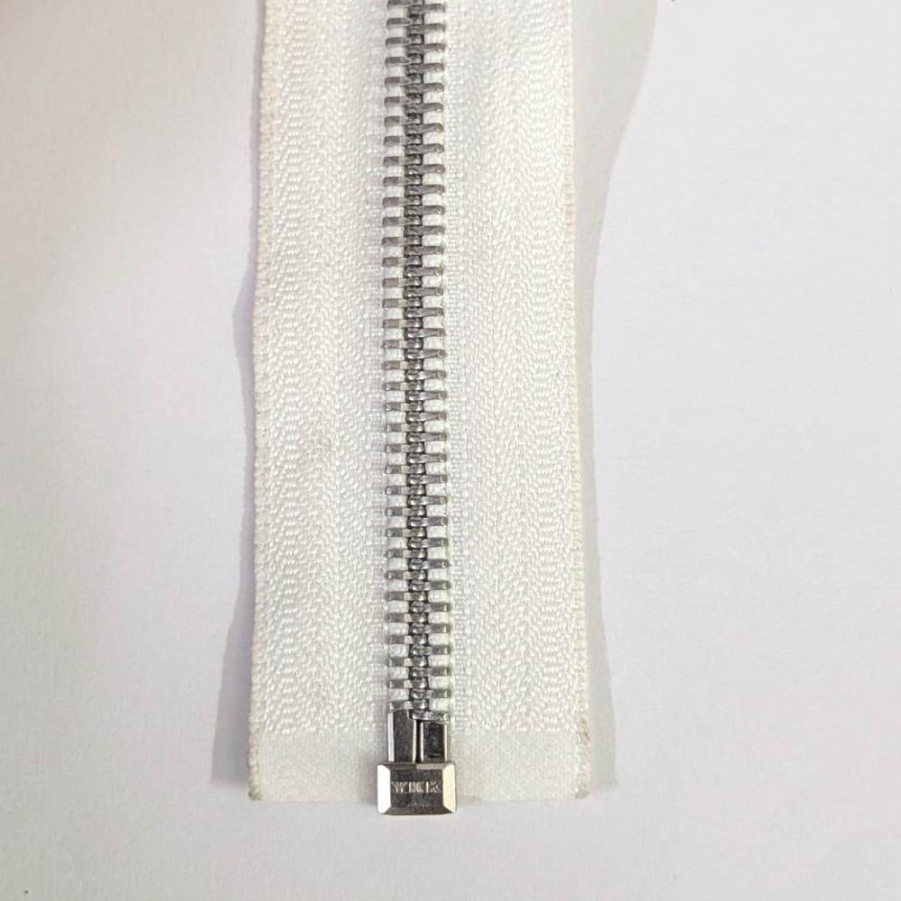 YKK No.5 Aluminium Metal Open-End Zipper with Auto Lock Slider