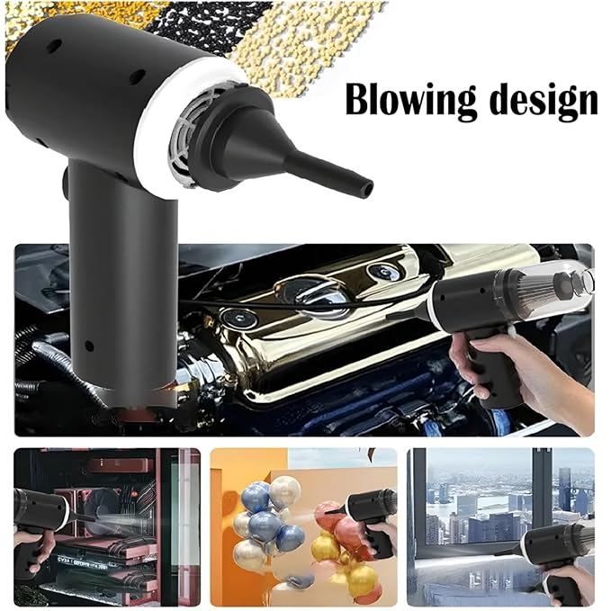 3 in 1 Portable Car Vacuum Cleaner 