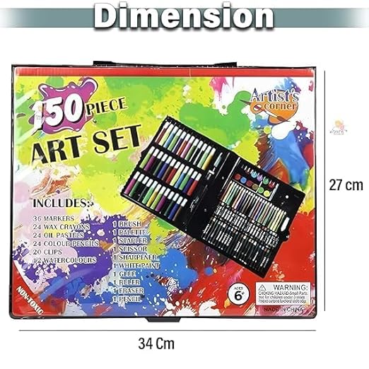 150 Pcs STEM Art & Craft Kit for Kids