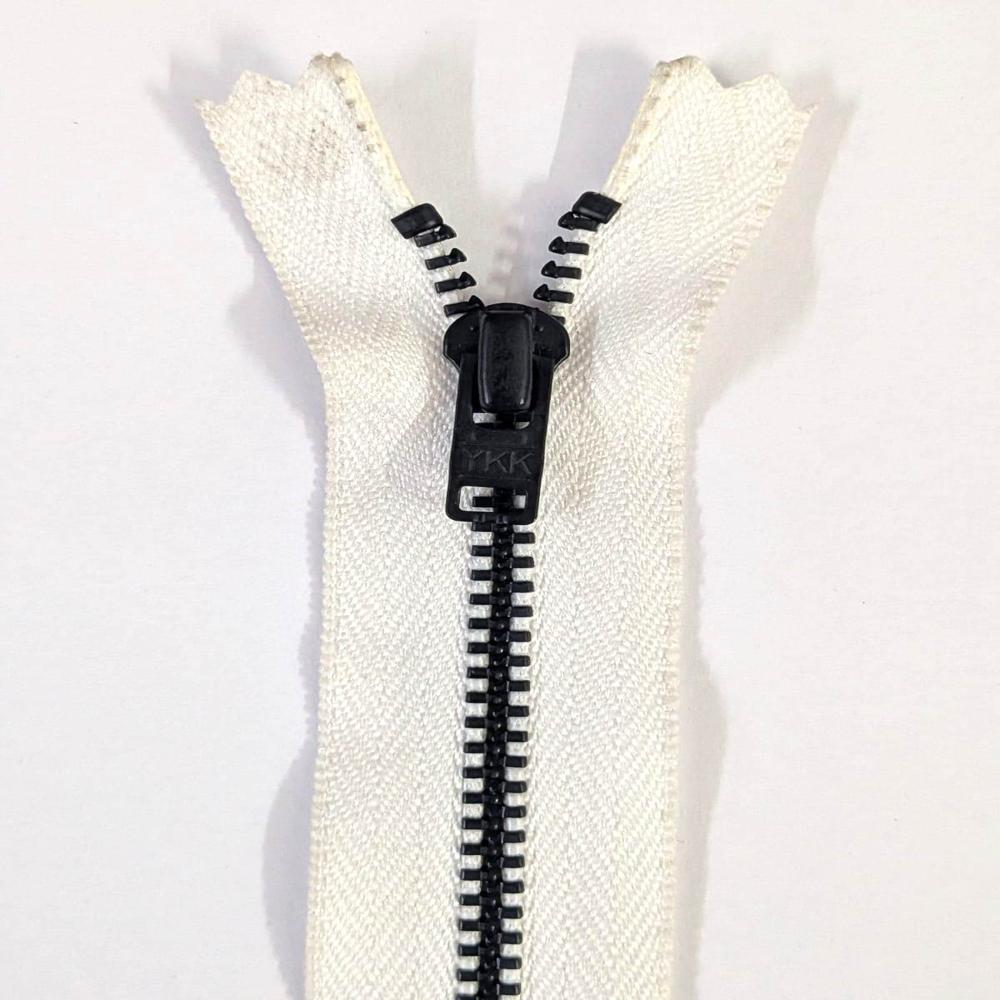 YKK 03 YGRKC Black Oxidised Close-End Zipper