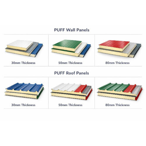 Puff Panels Wall & Roof Panels - Features: Water Proof