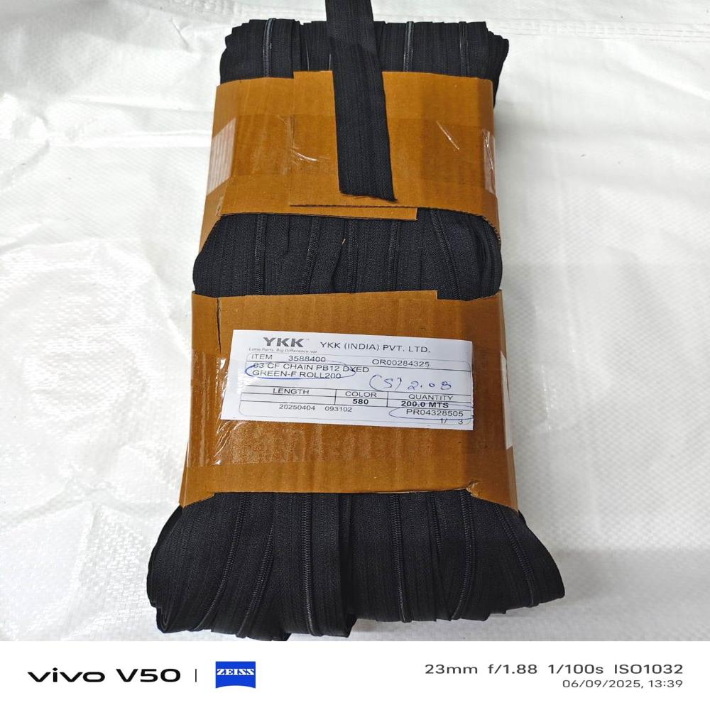 Ykk 03 Cfc Pb12 Size 03 Coil Zipper Type