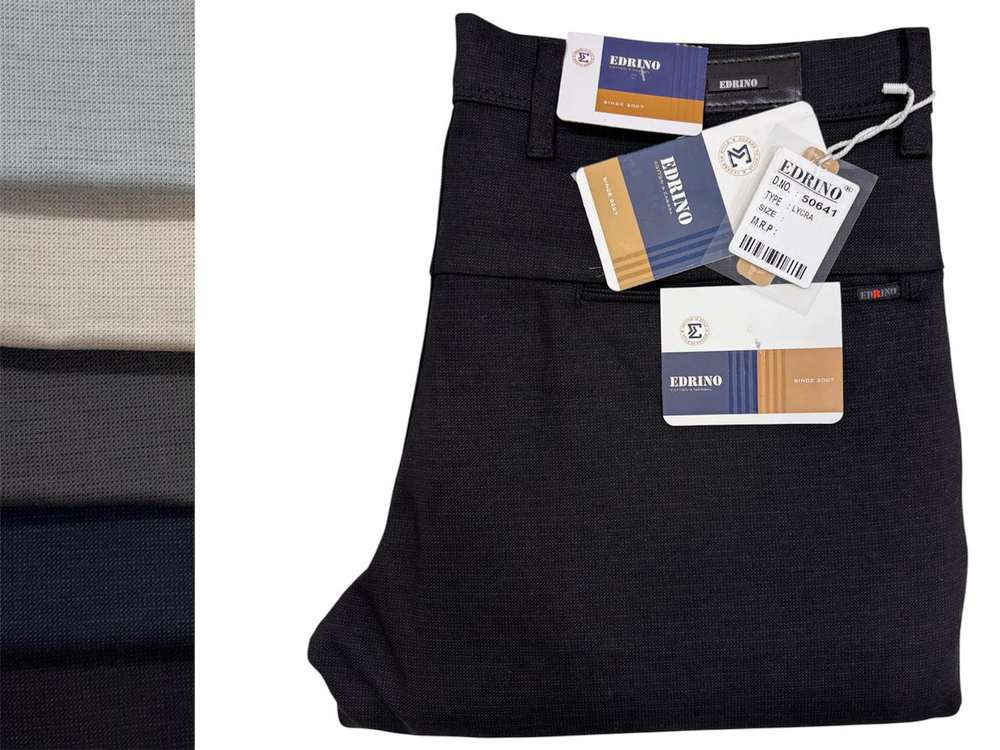 Mens Knitting Linen Dobby Pant