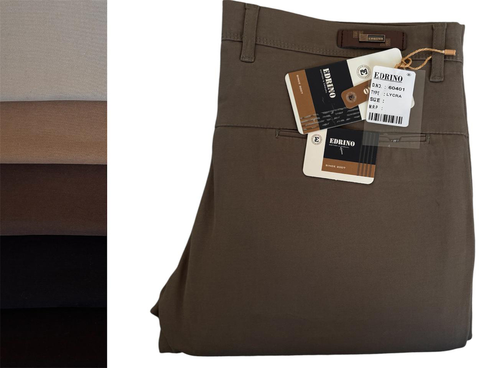 Mens Knitting Print Double Cloth Pant