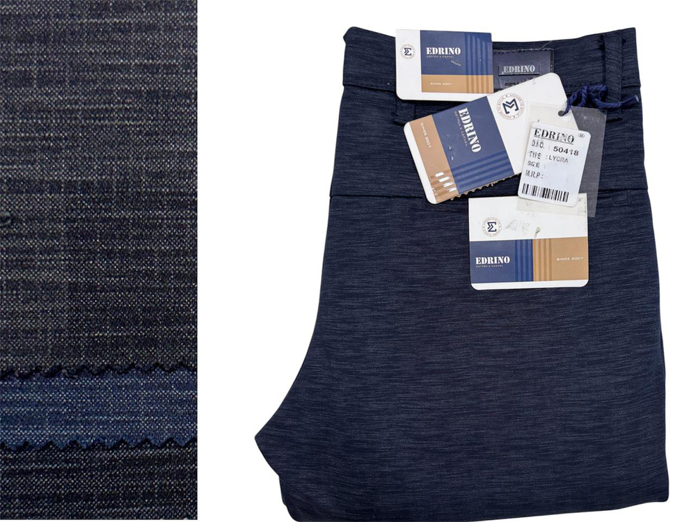 Mens Satin Print Cotton Trouser