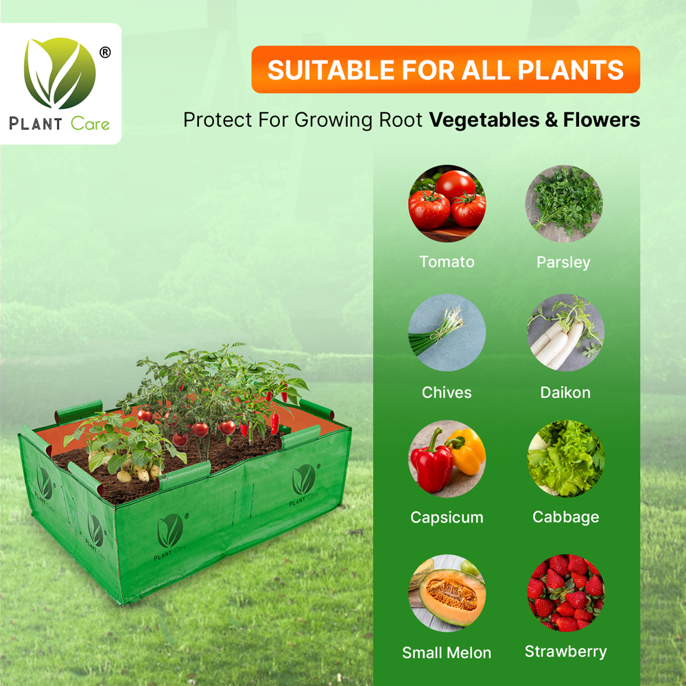 Rectangular Grow Bag 36x24x12 Inch - Advantage: Plant Growth