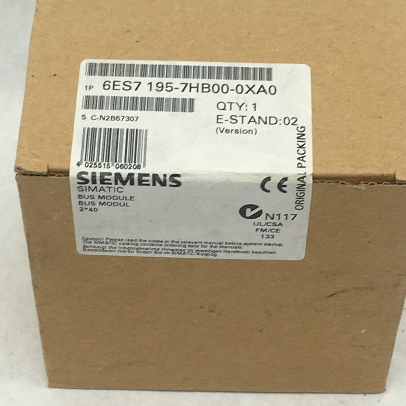 Siemens Simatic Bus Module 6es7195-7hb00-0xa0 - Application: Industrial