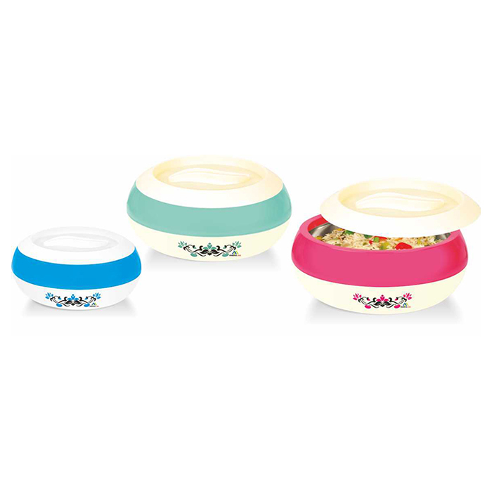 Inox Fancy Hot-Pot - Color: Blue / Green / Pink