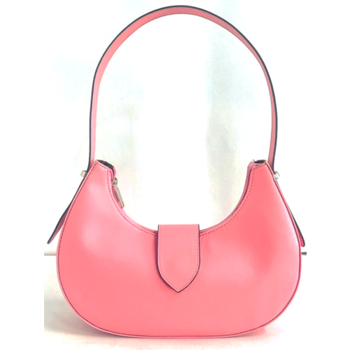 Pu Women Mauve Small Hobo Bag - Color: Pink