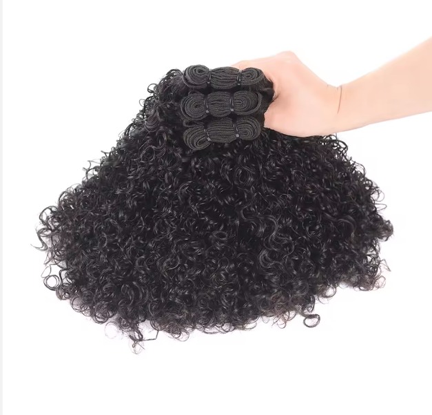 The Devote Raw Vietnamese Virgin Human Hair Double Drawn Pixie Curly Thick Bundles