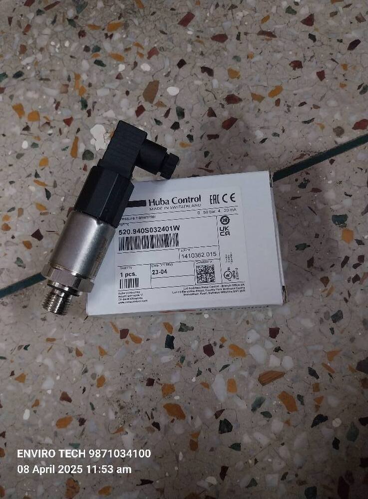 Huba Pressure Transmitter Model 520.954S032401W RANGE 0-350 BAR OUTPUT 4-20mA