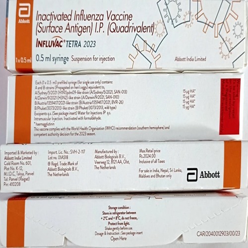 Influvac Tetra 20232024 Vaccine