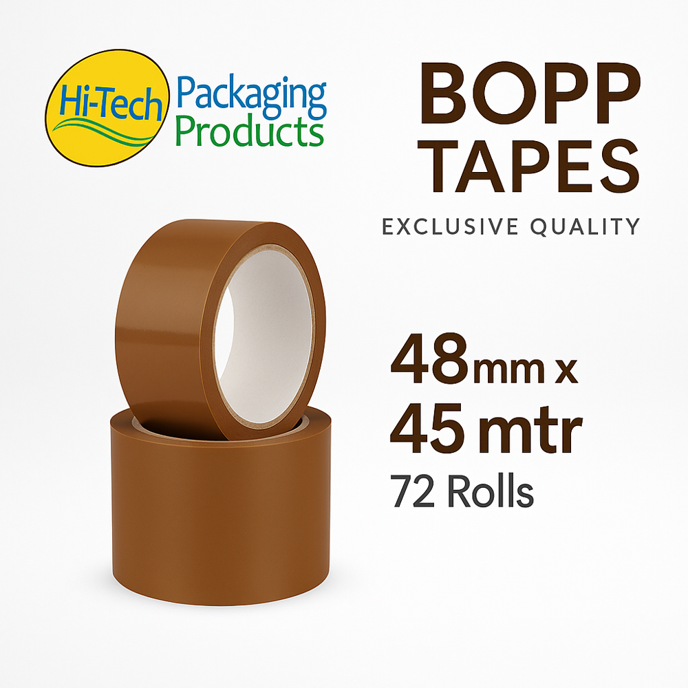 45mtr Brown Bopp Tape (48mm) - Length: 45  Meter (m)