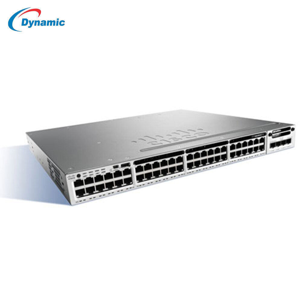 Cisco 3850-48f-e Switch - Cable Length: Standard Ethernet Cable   Up To 100 Meters  Meter (M)