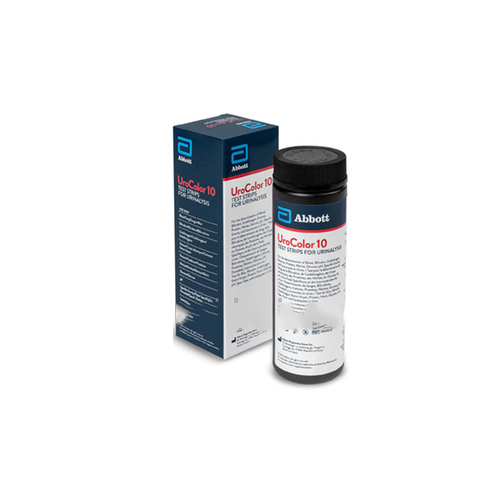 Abbott Uro Color 10 Urinalysis Test Strips