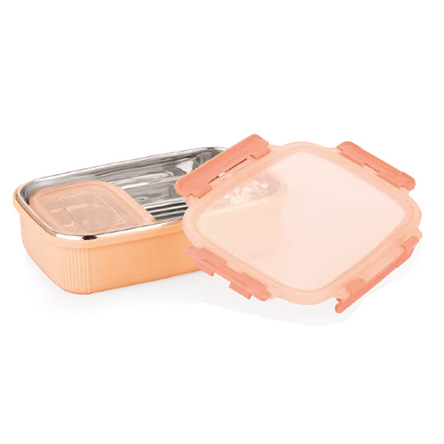 650+150ml Microsafe Vistro Meal Stainless Steel Lunch Box