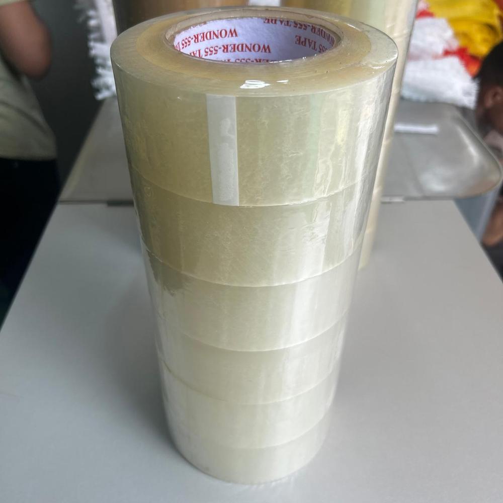 48mm Transparent Bopp Tape (150mtr, 250mtr, 300mtr)