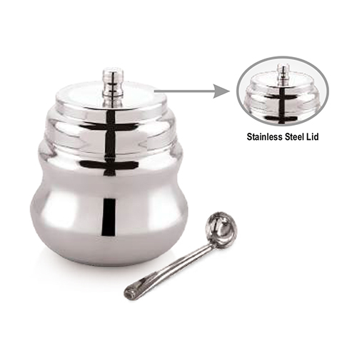 Stainless Steel LID Sparkle Ghee Pot