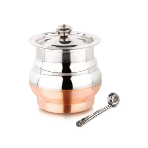 Dzire Copper Bottom Ghee Pot - Color: Various Available