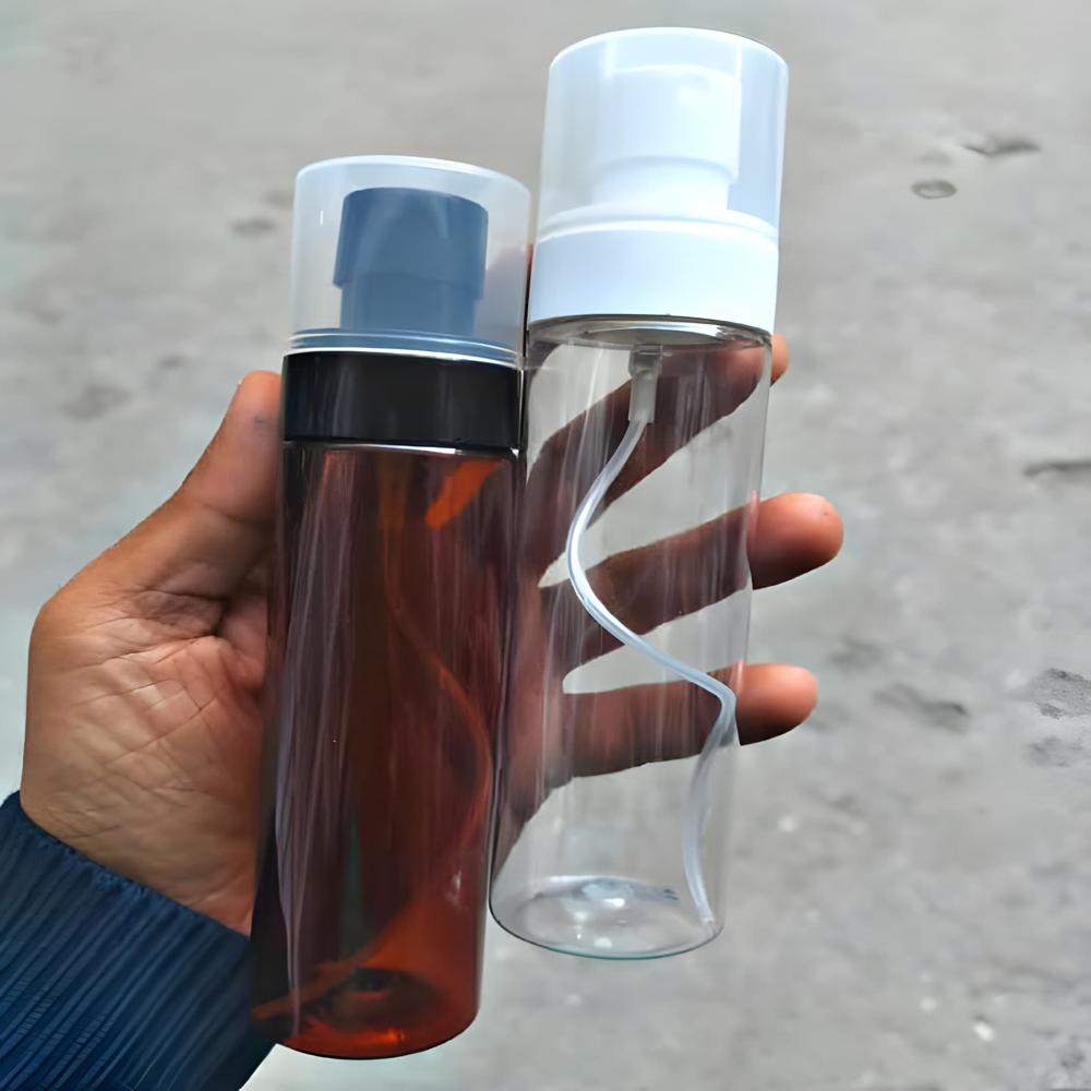 Sleek Plum Spray and Lotion Bottles