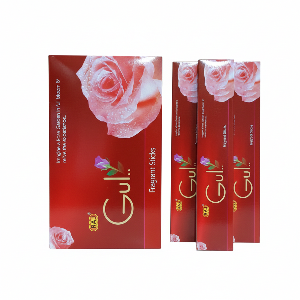 Gul Incense Sticks - Burning Time: 30 Minutes