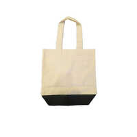 Canvas Stylish Jhola Bag - Color: White