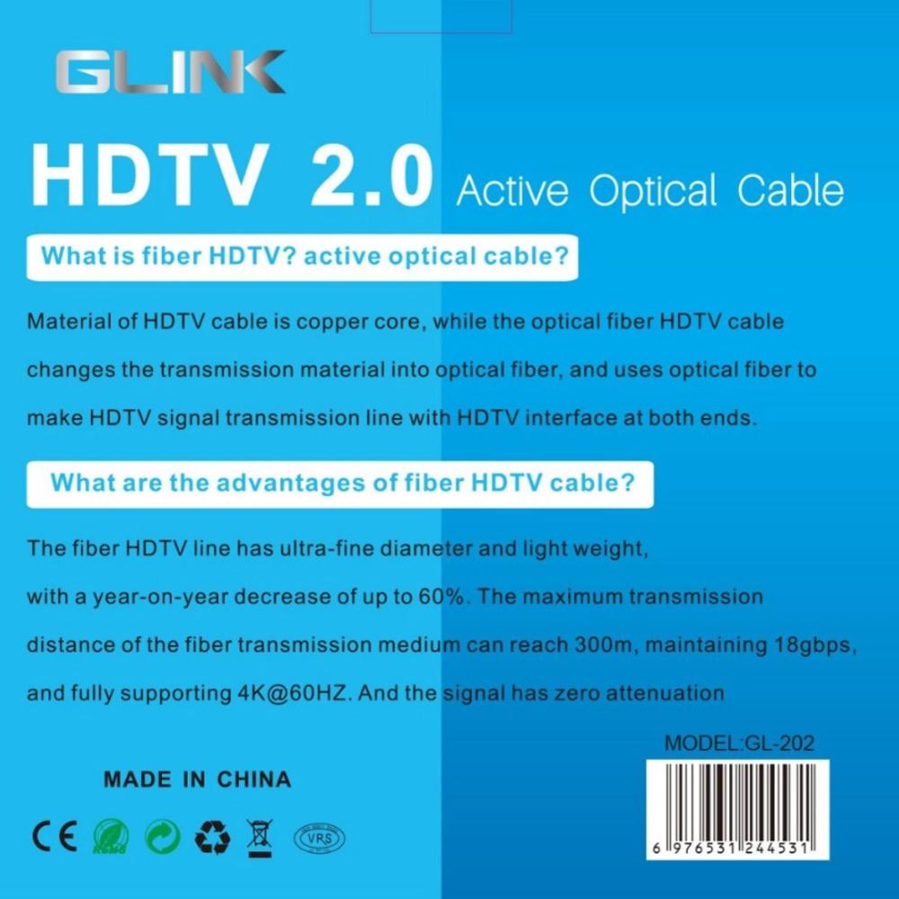 4K HDMI Optical Fiber Cable 30 Meter