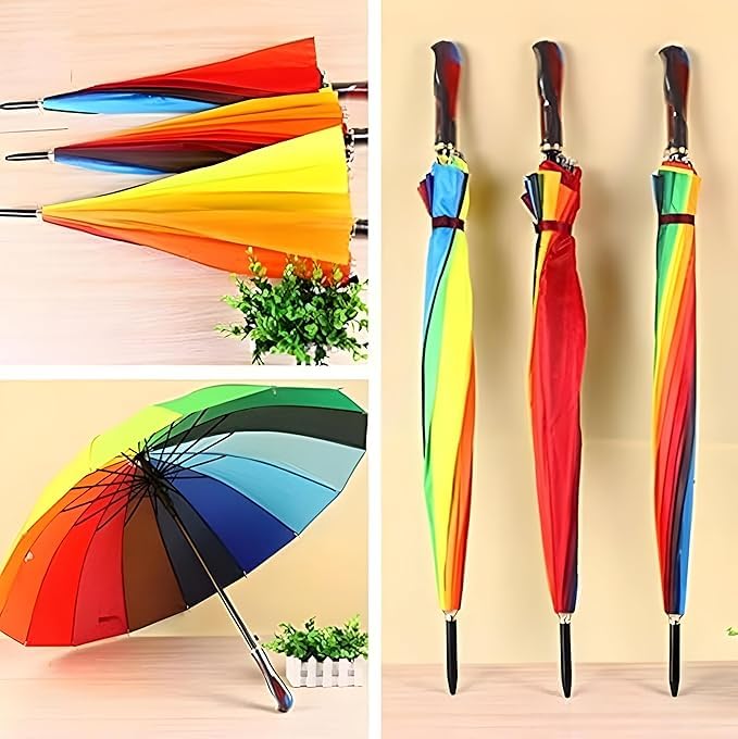olorful Rainbow Umbrella 55 cm 