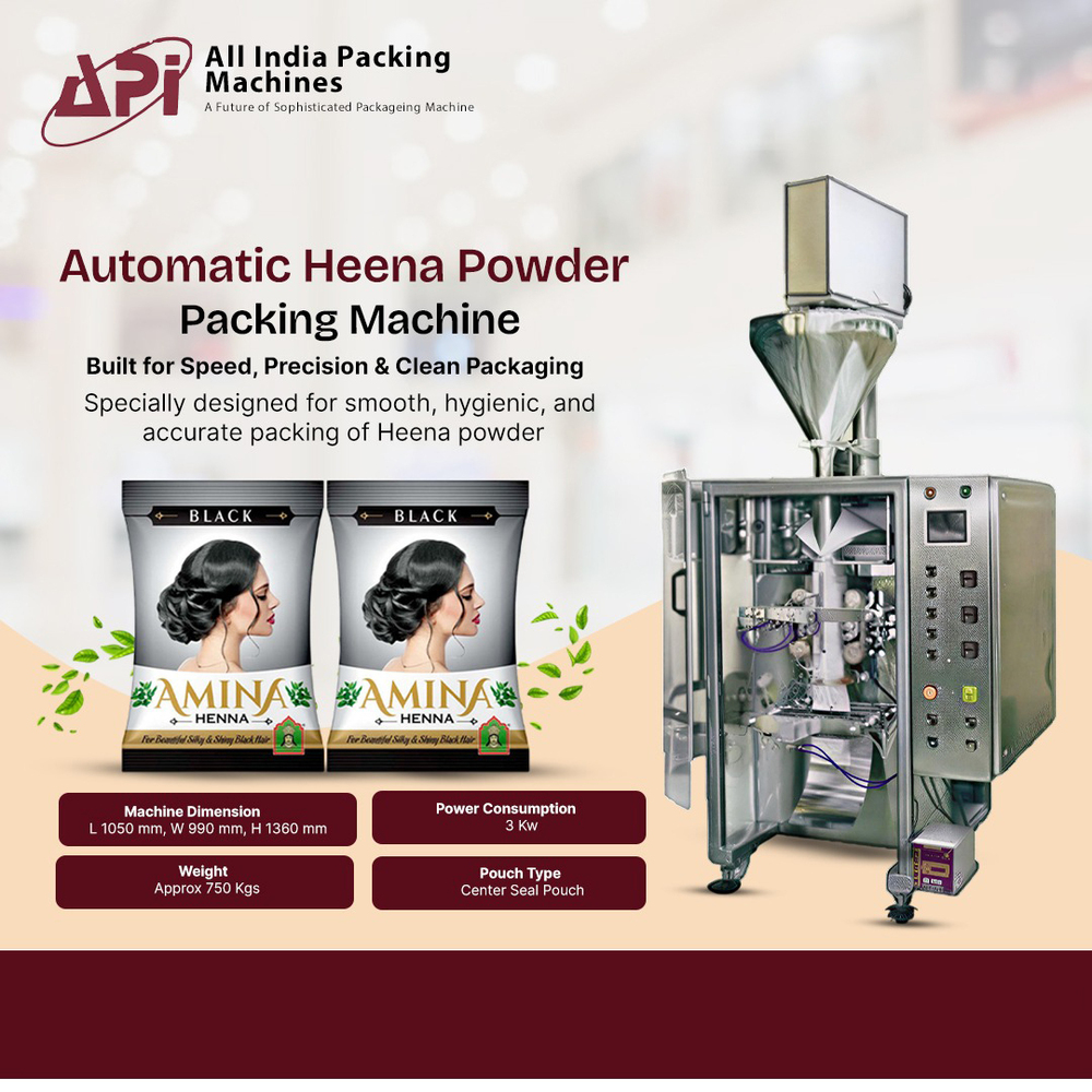 Automatic Heena Powder Packing Machine