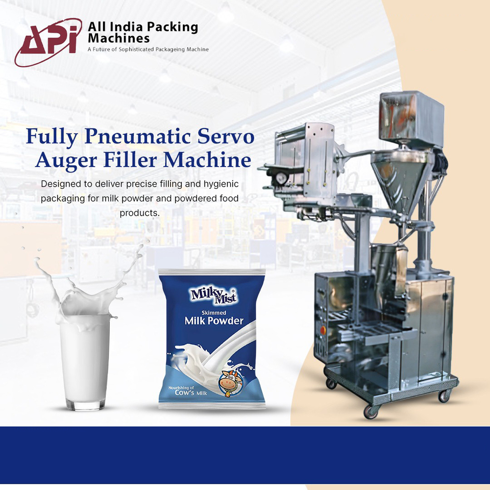 Fully Pneumatic Servo Auger Filler Machine