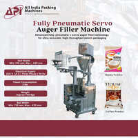 Fully Pneumatic Servo Auger Filler Machine