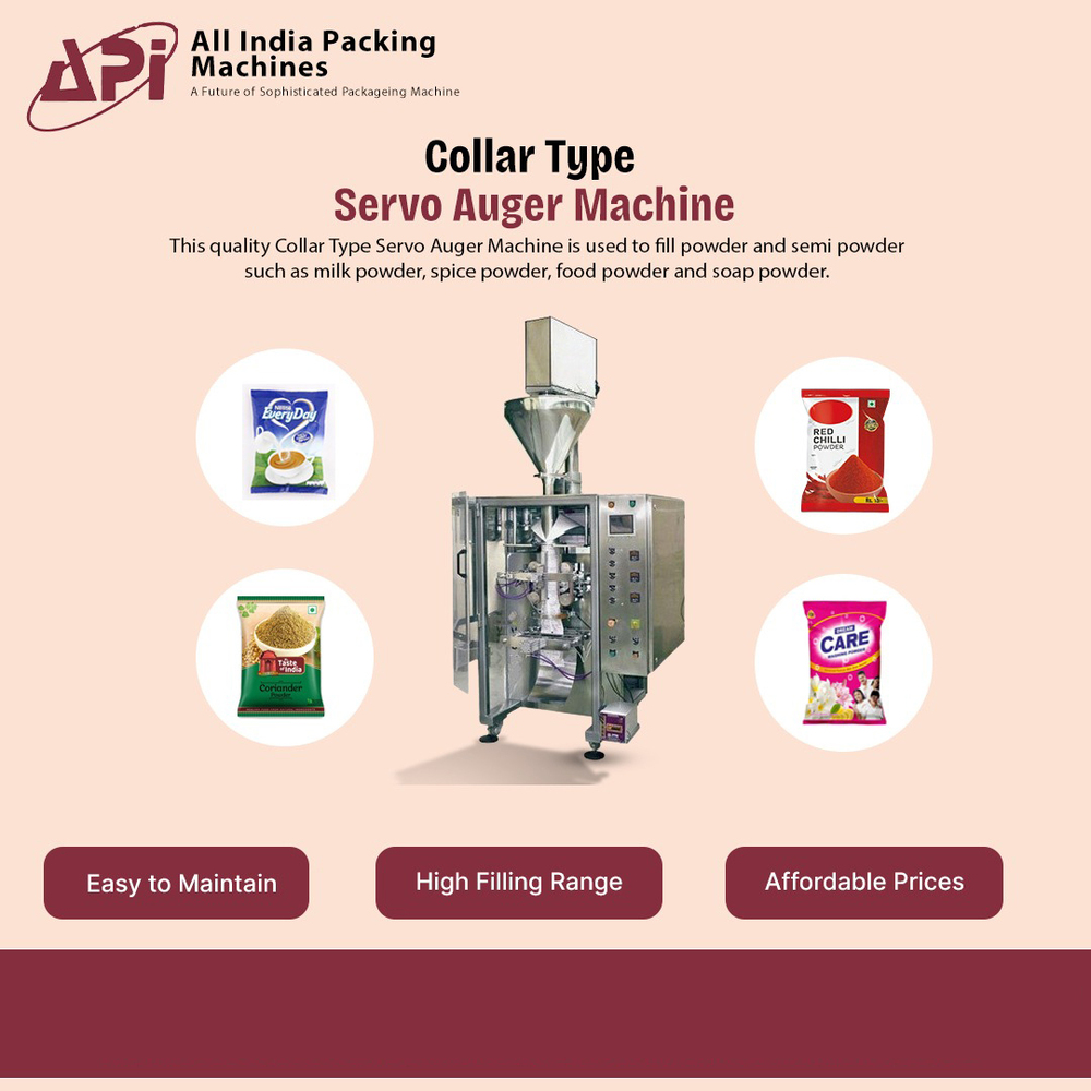 Collar Type Servo Auger Machine