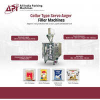 Collar Type Servo Auger Filler Machine