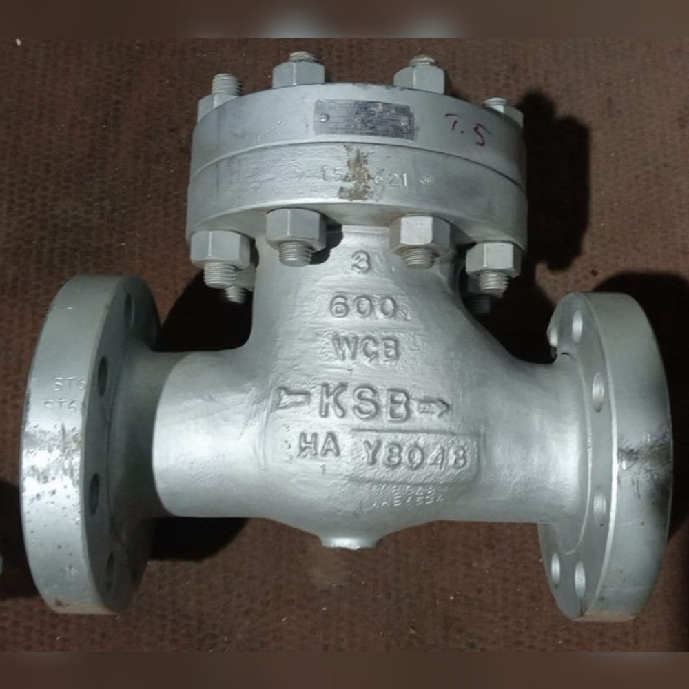 KSB Make Cast Steel Swing Check Valves Class 600 Flanged end