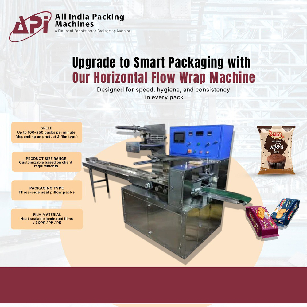 Smart Packing With Horizontal Flow Wrap Machine