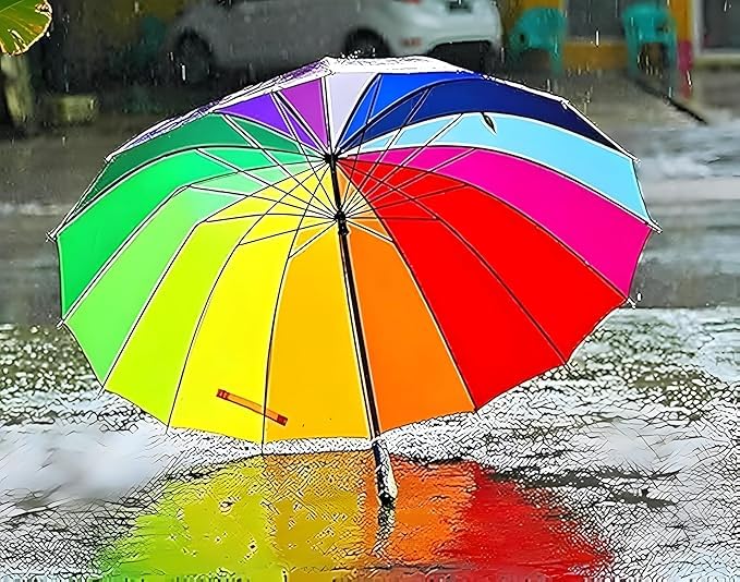 75 cm Rainbow Umbrella