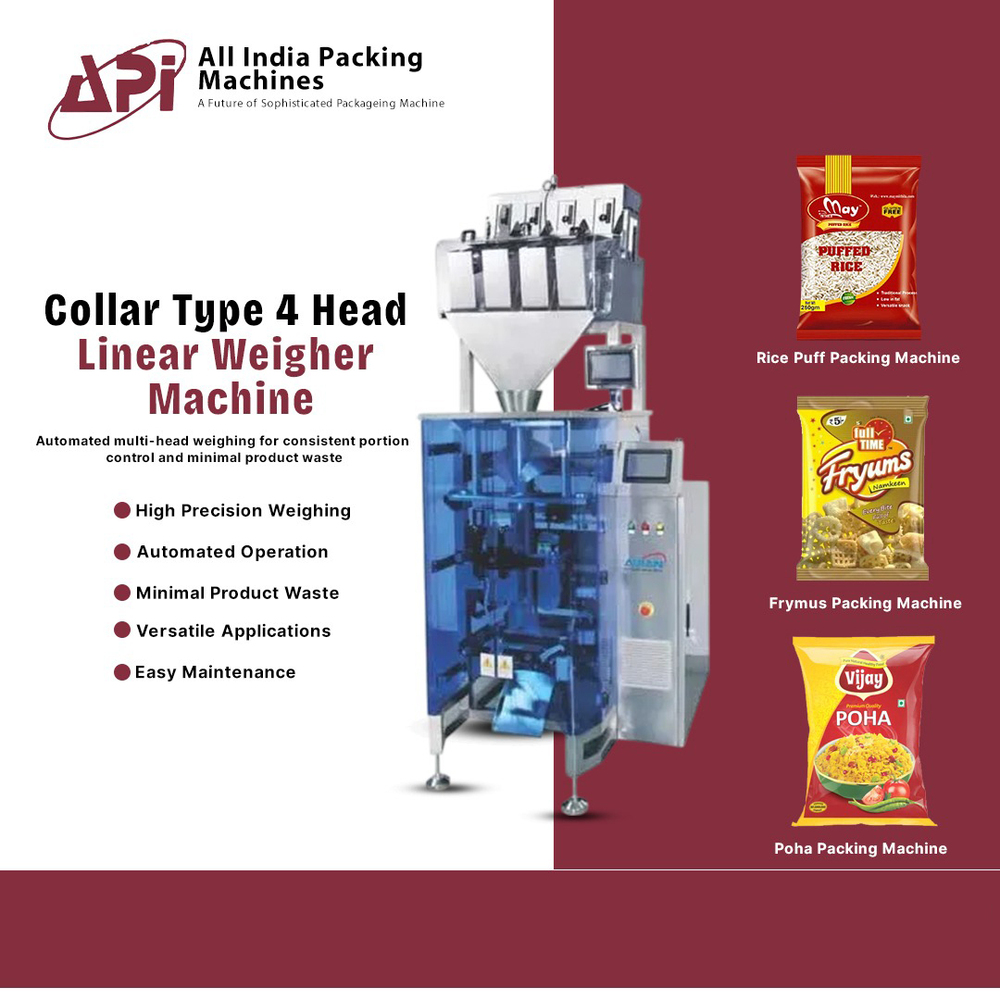 Collar Type 4 Head Linear Weigher Packing Machine - Automatic Grade: Semi-automatic