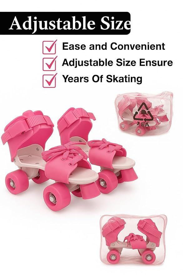  Adjustable Inline Roller Skates for Kids 