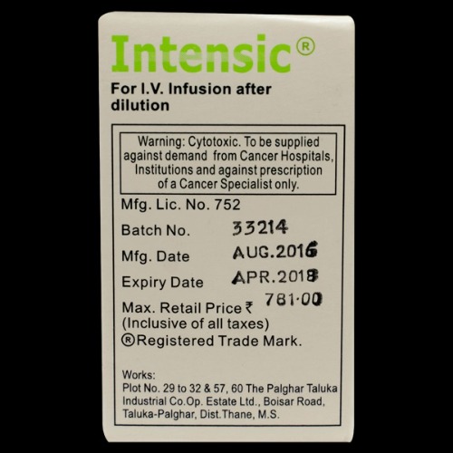 Intensic 100 mg Injection