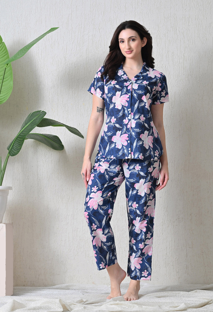 Ladies Cotton Night Suit