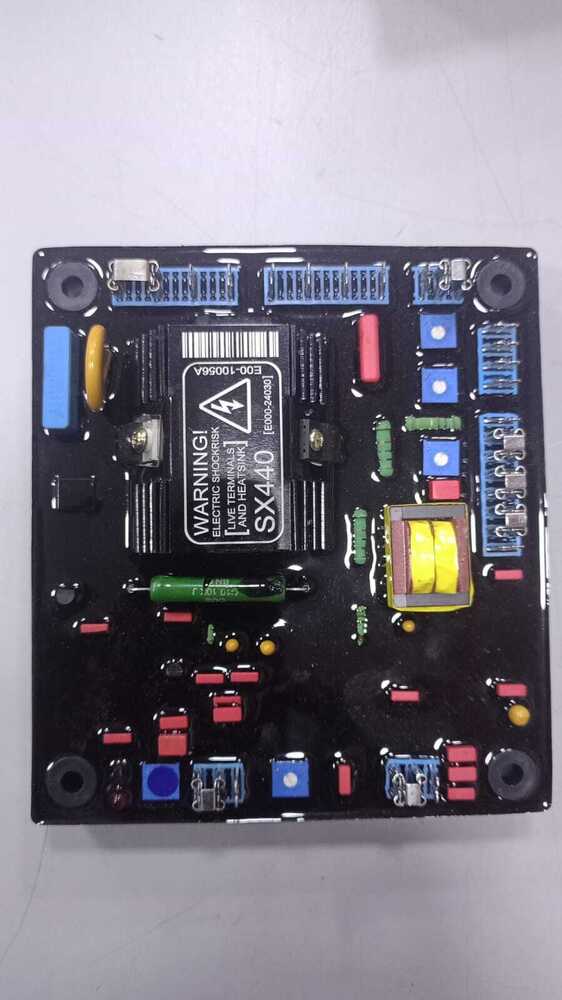 Earthmoving Machine Avr Card - Color: Black