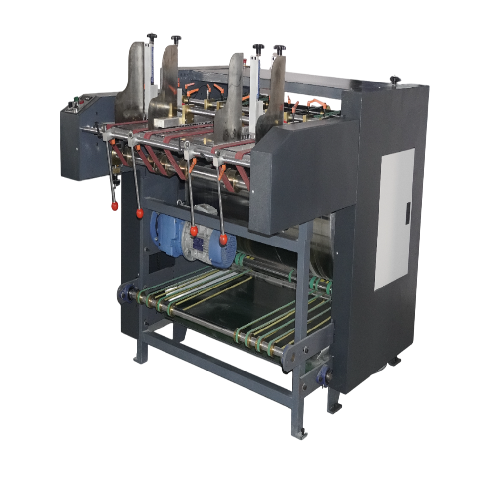 Automatic V Grooving Machine - Color: Blue & Gray