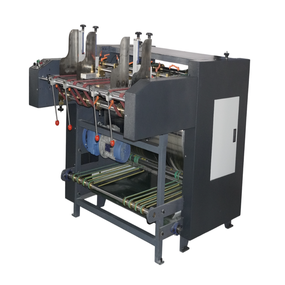 Automatic V Grooving Machine - Color: Blue & Gray