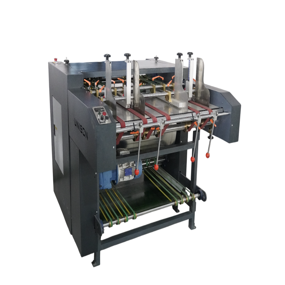 Automatic V Grooving Machine - Color: Blue & Gray