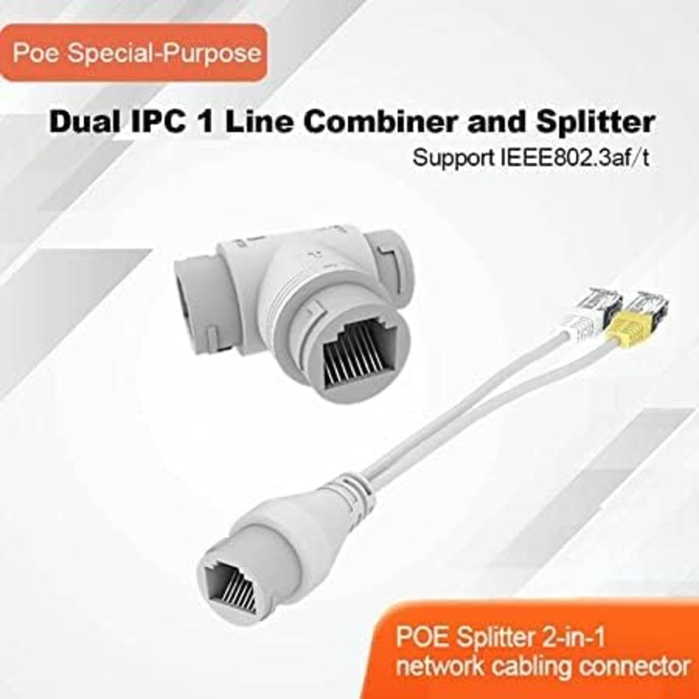 PoE Multiplexer Combiner Splitter Adapter Ethernet Splitter