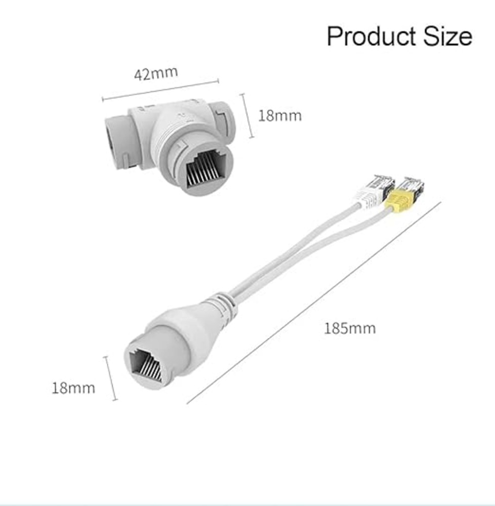 Poe Multiplexer Combiner Splitter Adapter Ethernet Splitter