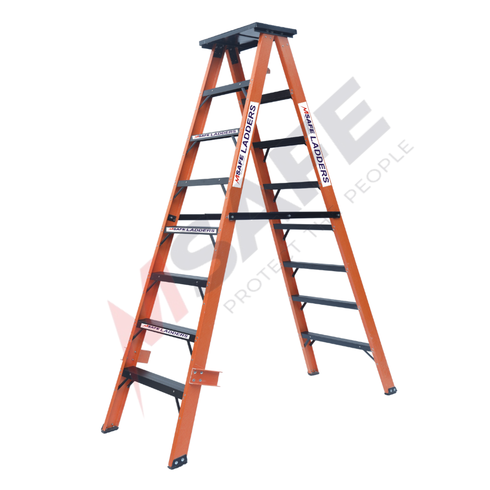 FRP A Type Stool Twin Side Ladder